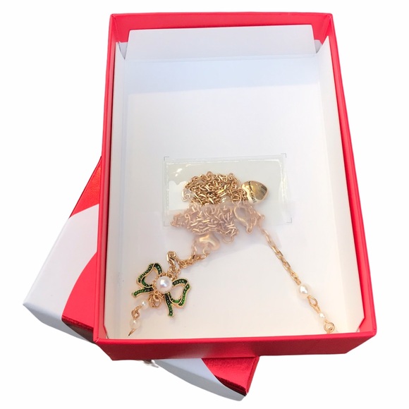 Betsey Johnson Gingerbread Man Necklace - Picture 3 of 4